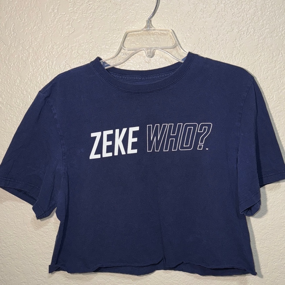 Vintage Zeke Elliott Crop Tee – Cutoff Midway Style – Men’s L